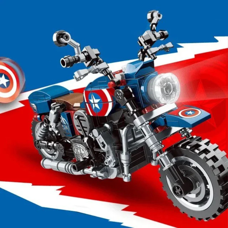Moto Capitão América Avengers - Marvel | 241PCS