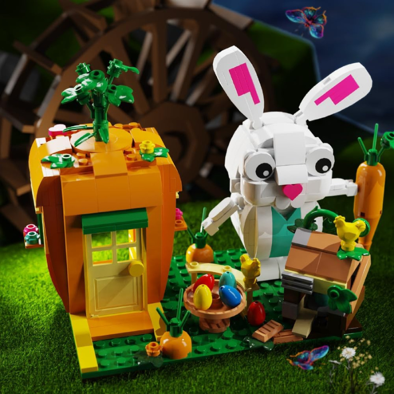 Coelho Casa de Cenoura | 414PCS