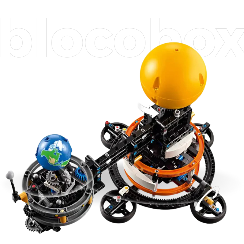 Planeta Terra e Lua em Órbita | 526PCS